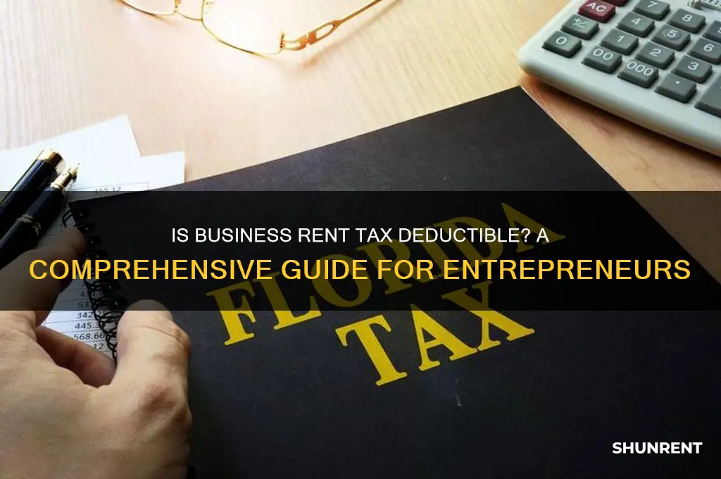is rent for a business tax deductible
