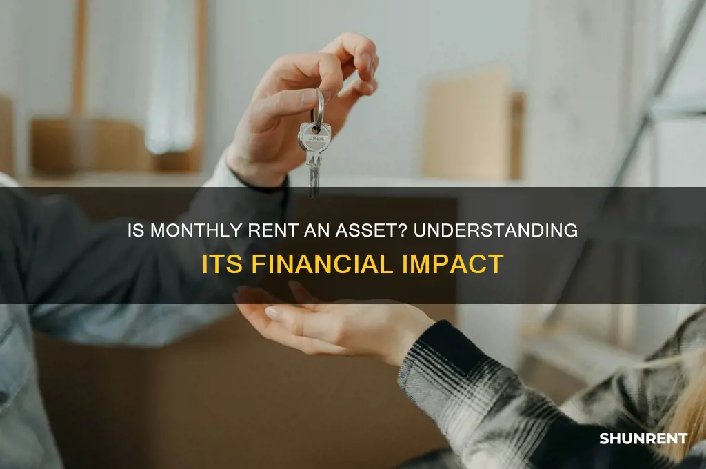 is rent for the month an asset