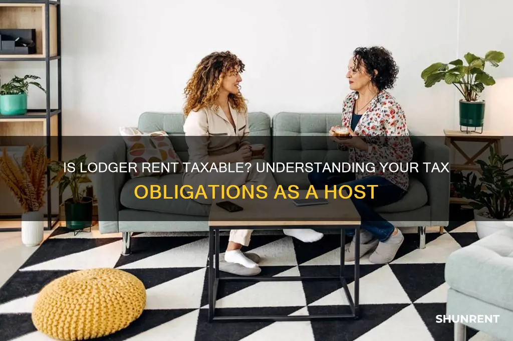 is rent from a lodger taxable income