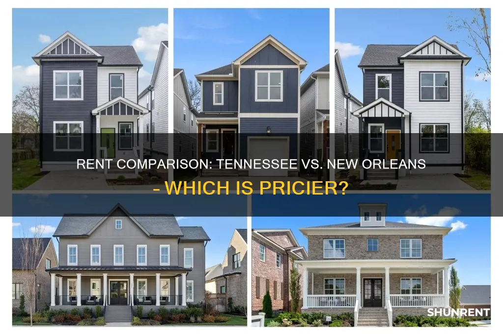 is rent generally more expensive in tennesee or new orleans
