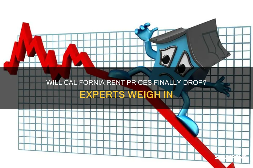 is rent going to go down in california