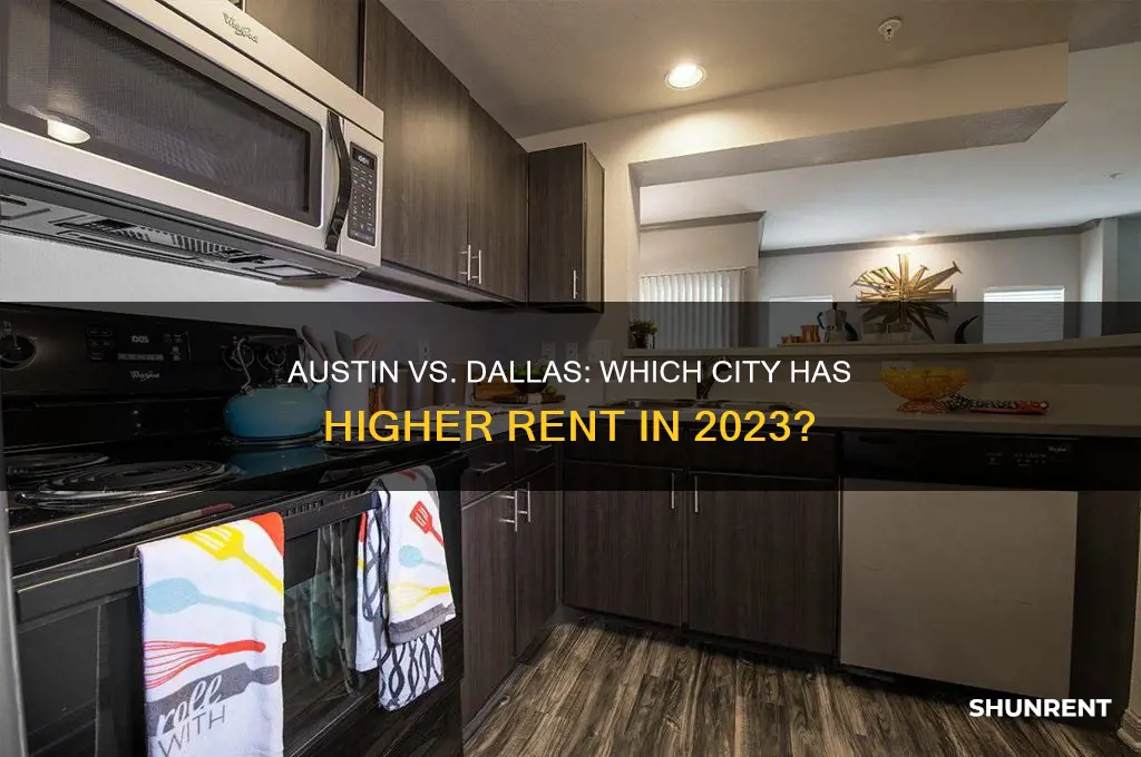 is rent higher in austin or dallas