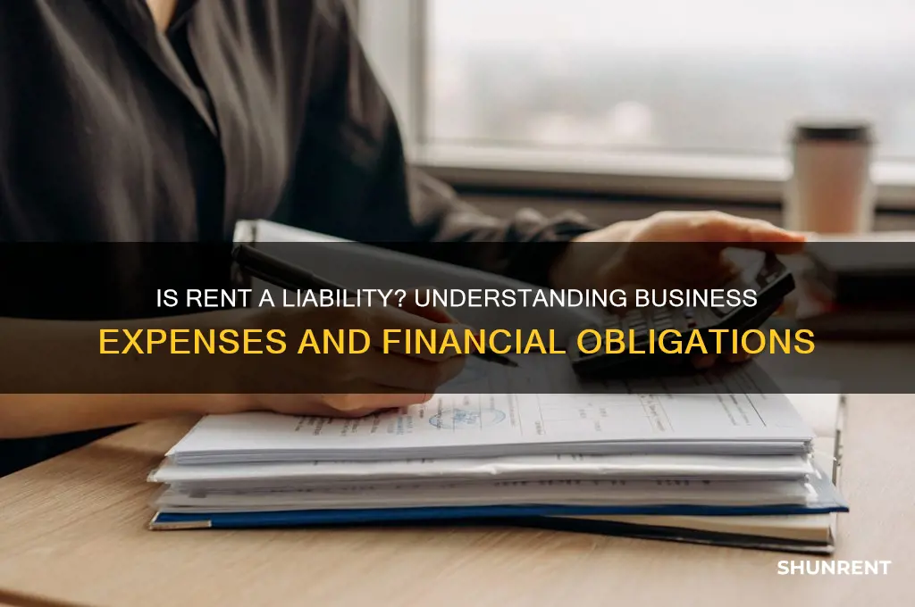 is rent in a business a liability
