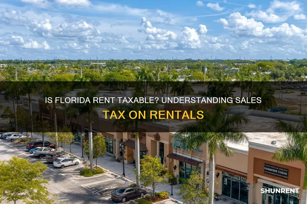 is rent in florida subject to tax