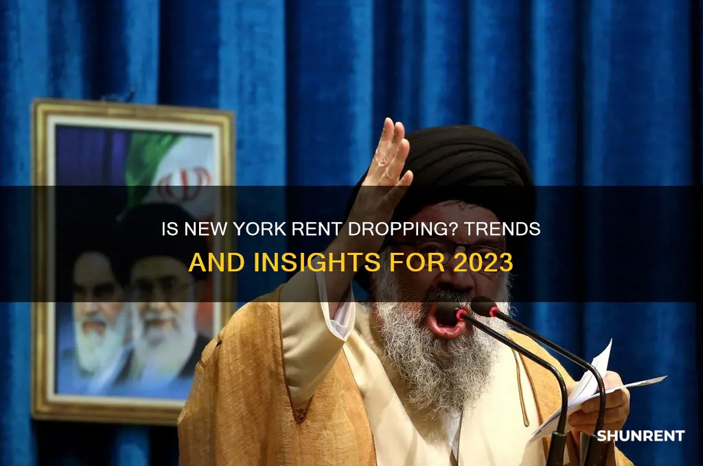 is rent in new york going down