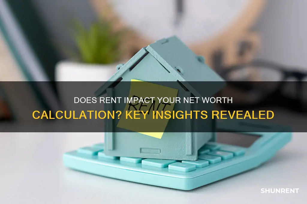 is rent included to calculate net workth