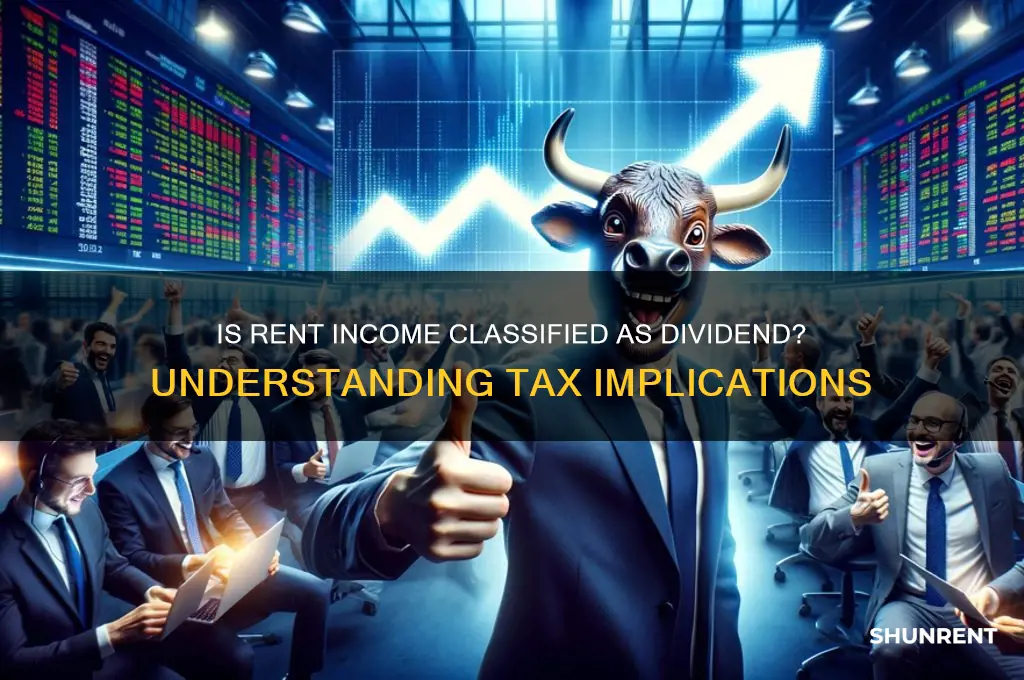 is rent income a divendiende or not