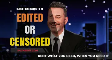 Will Rent Live Be Edited or Censored? What to Expect