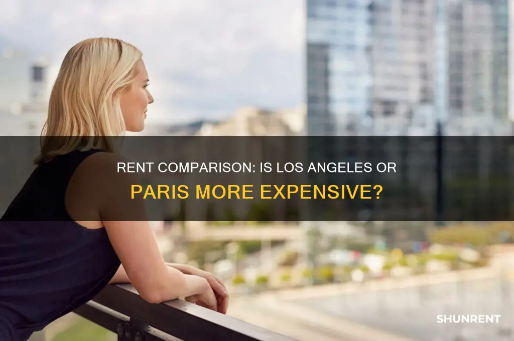 is rent more expensive in los angeles or in paris