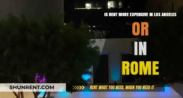 Rent Comparison: Los Angeles vs. Rome – Which City Costs More?