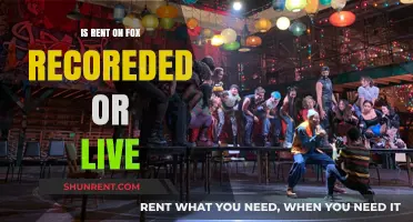 Is Rent on Fox Live or Pre-Recorded? Unveiling the Truth