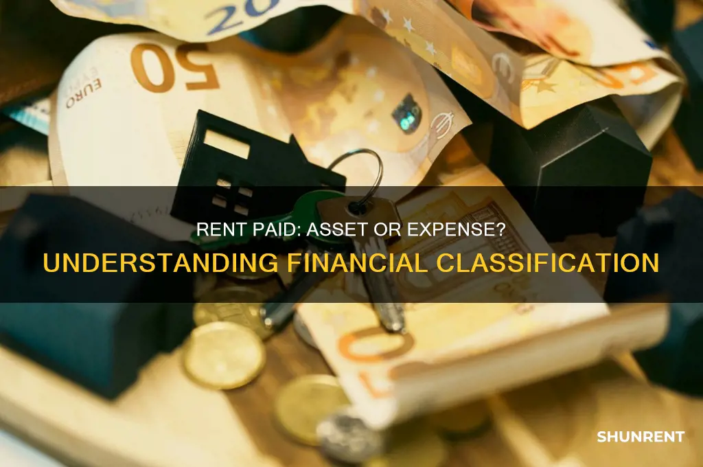 is rent paid an asset or expense
