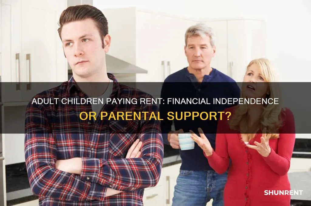 is rent paid by adult child income