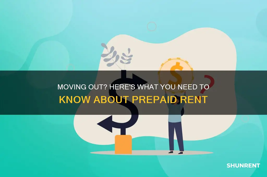 is rent paid in advance moving out