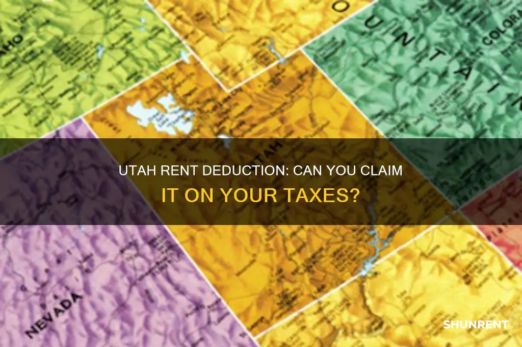 is rent paid in utah deductable on taxes