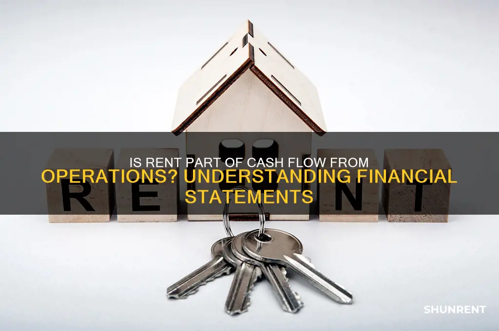is rent part of cash flow from operations