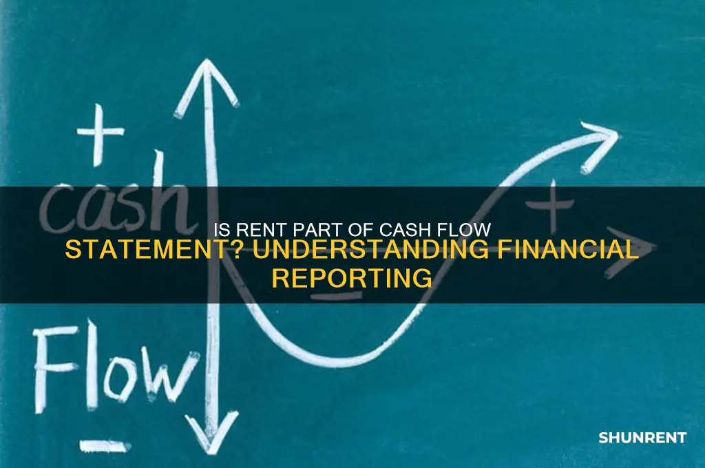 is rent part of cash flow statement