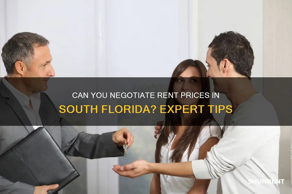 is rent price negotiable in south florida