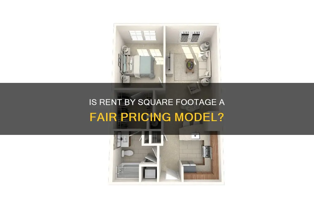 is rent ratio by square feet fair