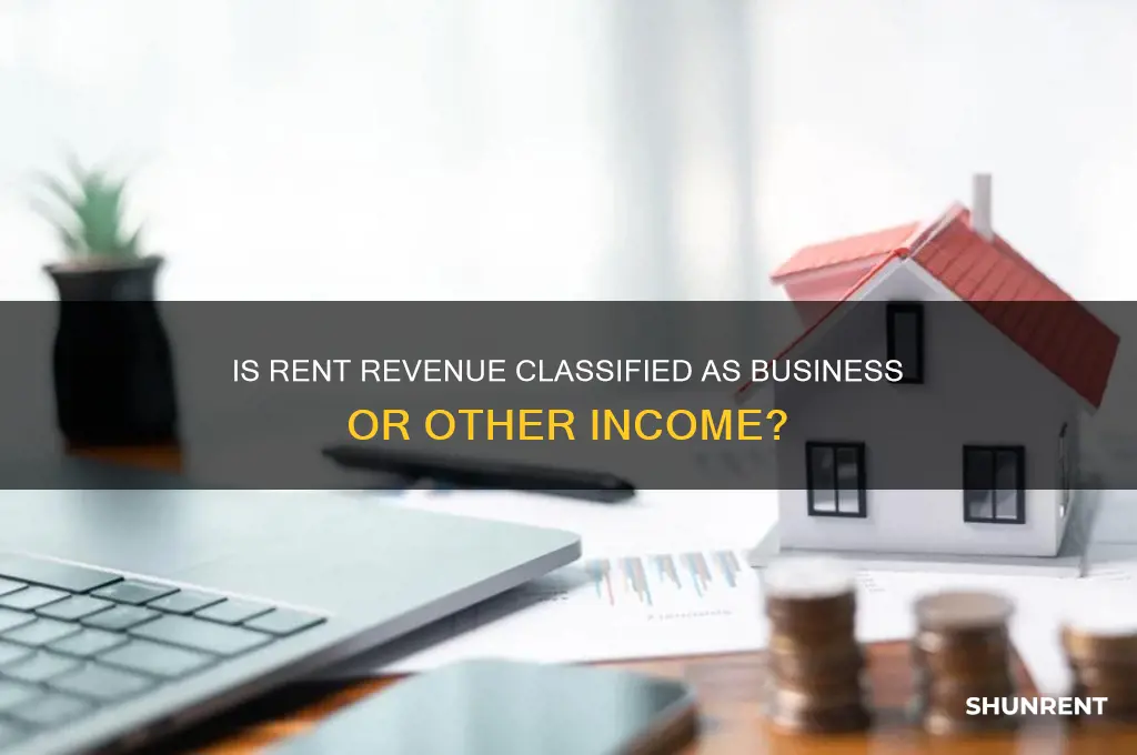 is rent revenue a business or other revenue