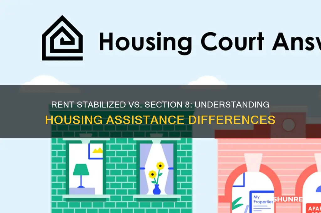 is rent stabilized same as section 8