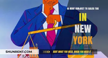 Is Rent Subject to Sales Tax in New York? A Clear Answer