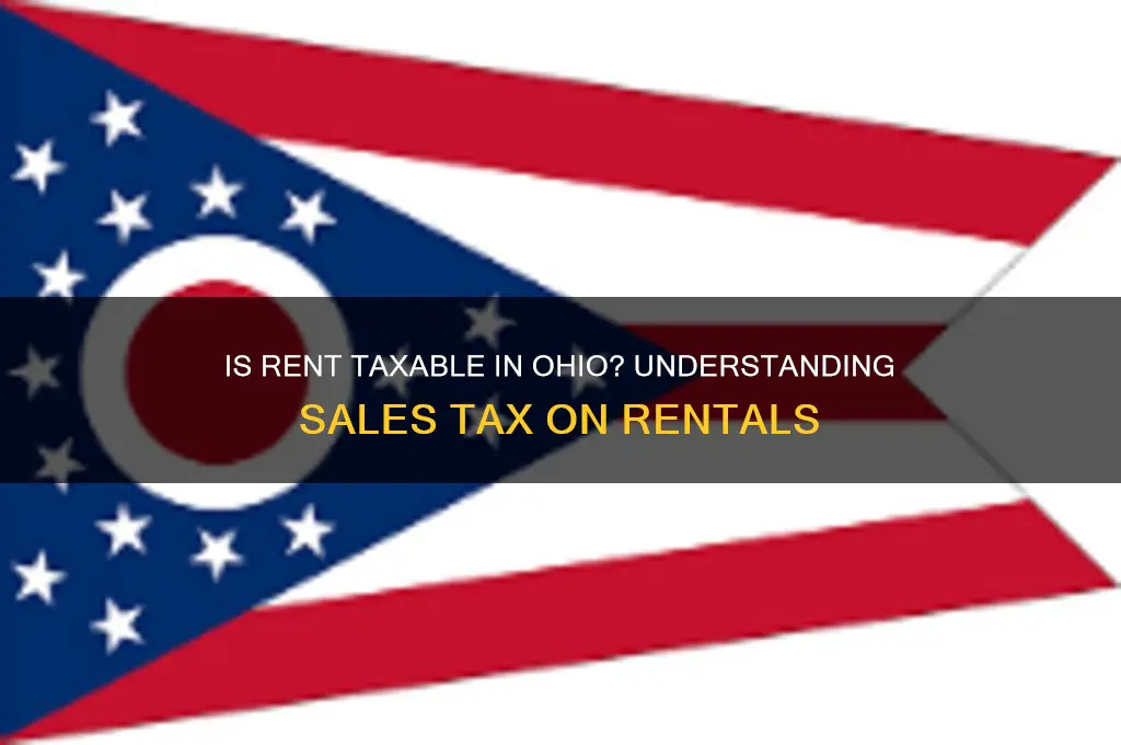 is rent subject to sales tax in ohio