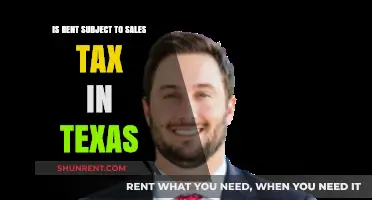 Is Rent Subject to Sales Tax in Texas? A Clear Answer