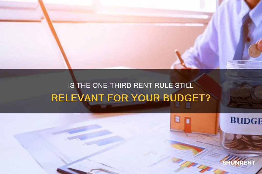 is rent supposed to be a third of your income