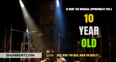 Rent the Musical: Suitable for a 10-Year-Old Audience?