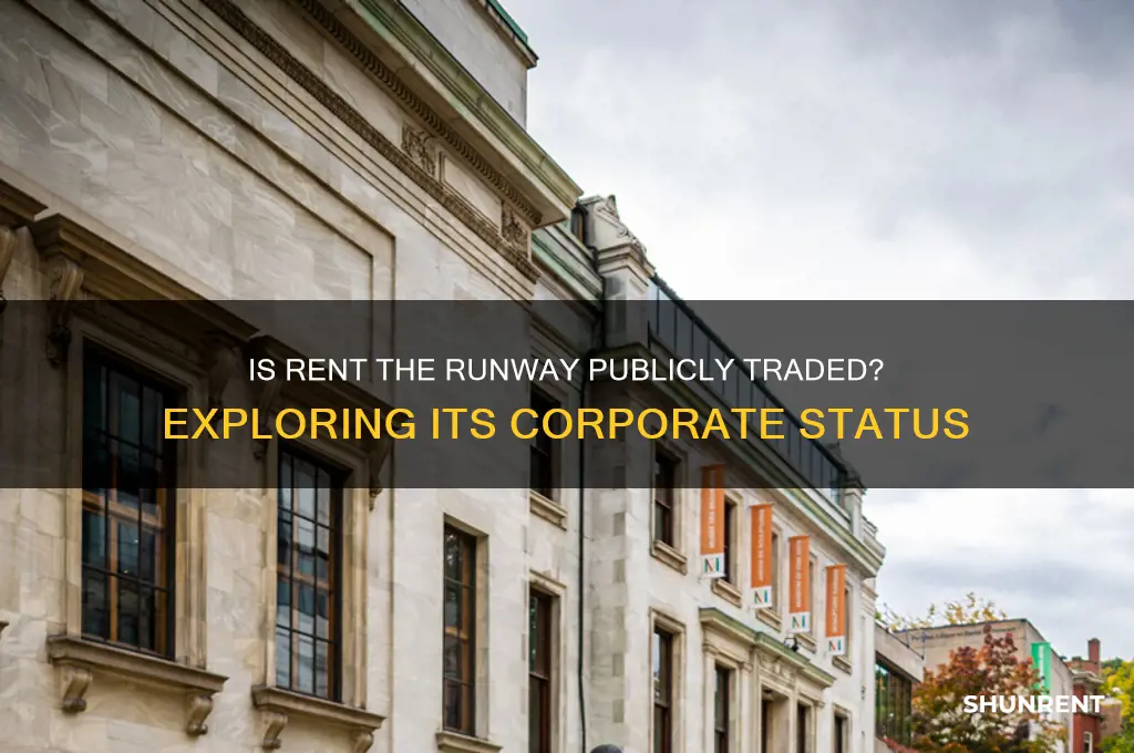 is rent the runway a publicly traded company