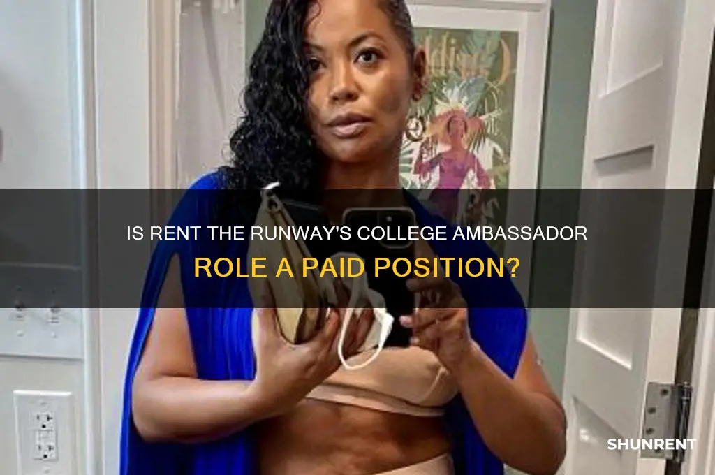 is rent the runway college abbassador paid