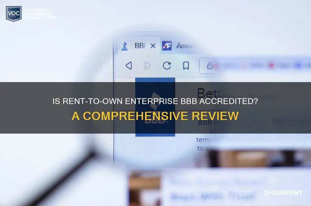 is rent to own enterprise registered with the bbb