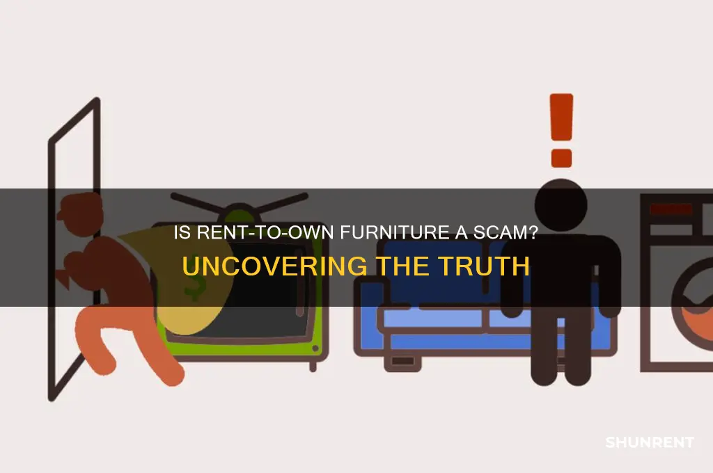 is rent to own furniture a scam