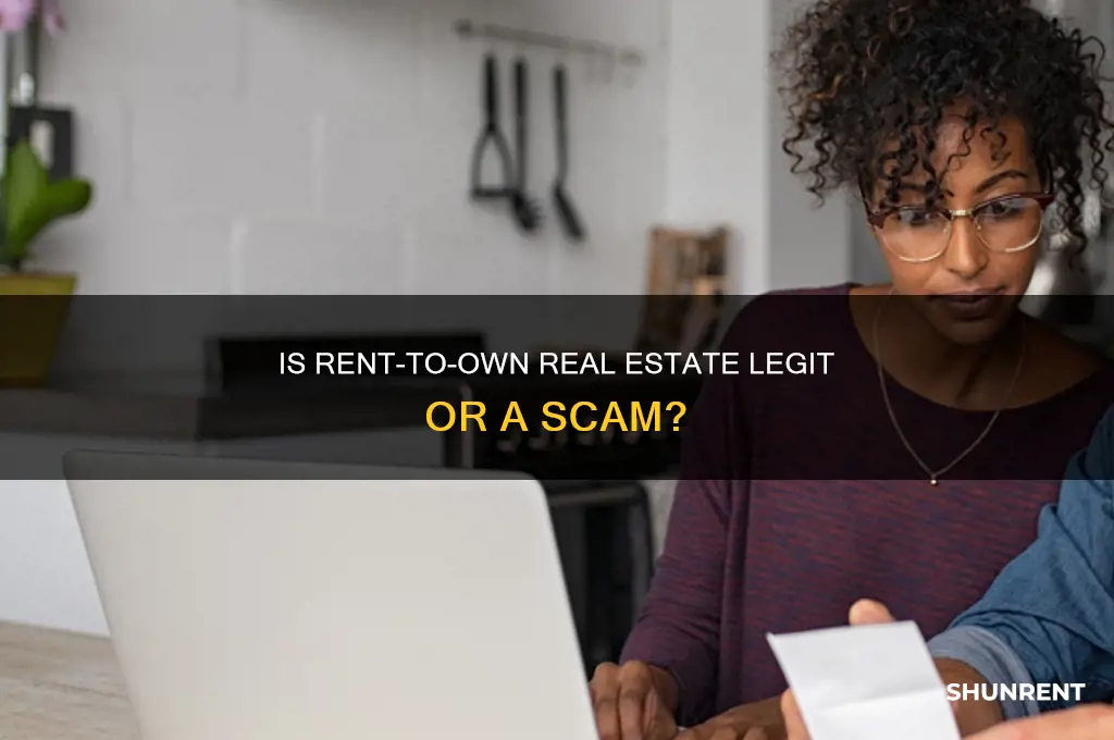 is rent to own real estate a scam