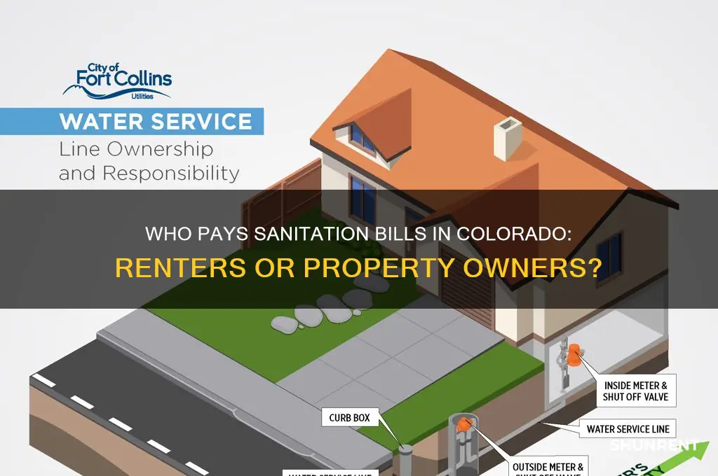is renter or owner responsible for sanitation bill colorado
