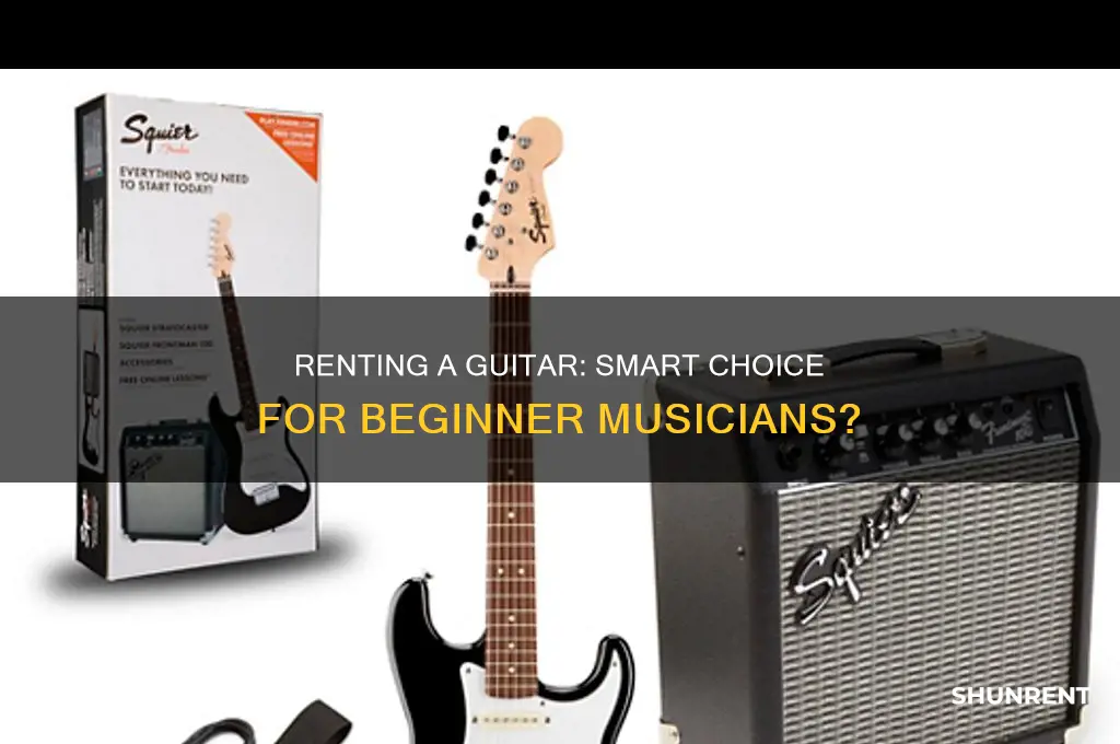 is renting a guitar a good idea beginner