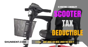 Can Renting a Mobility Scooter Reduce Your Tax Burden?