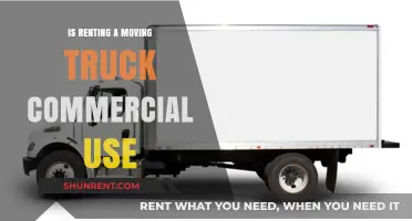 Is Renting a Moving Truck Considered Commercial Use?
