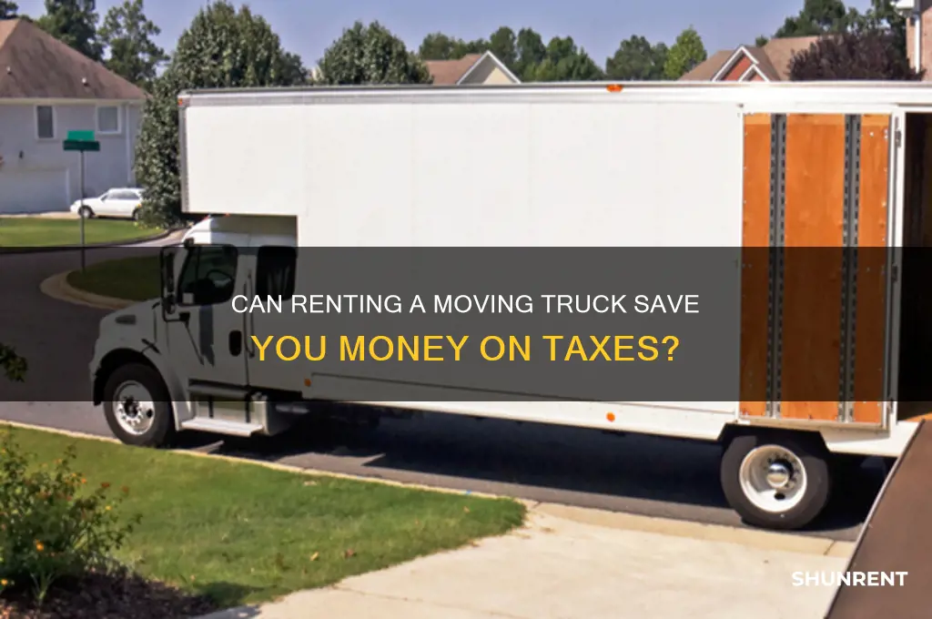 is renting a moving truck tax deduction