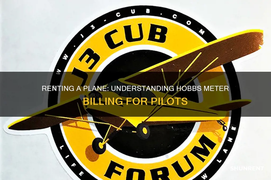 is renting a plane based on hobbs meter