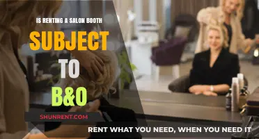 Renting a Salon Booth: B&O Tax Implications Explained