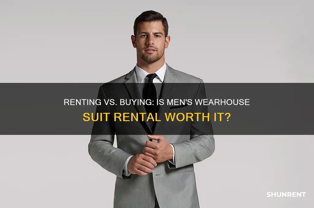 is renting a suit from men