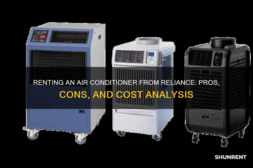 is renting an air conditioner from reliance a good idea