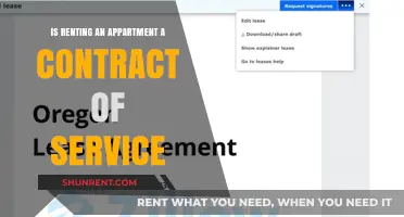 Is Renting an Apartment a Contract of Service? Legal Insights