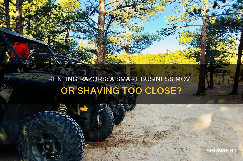 is renting out razors a good idea