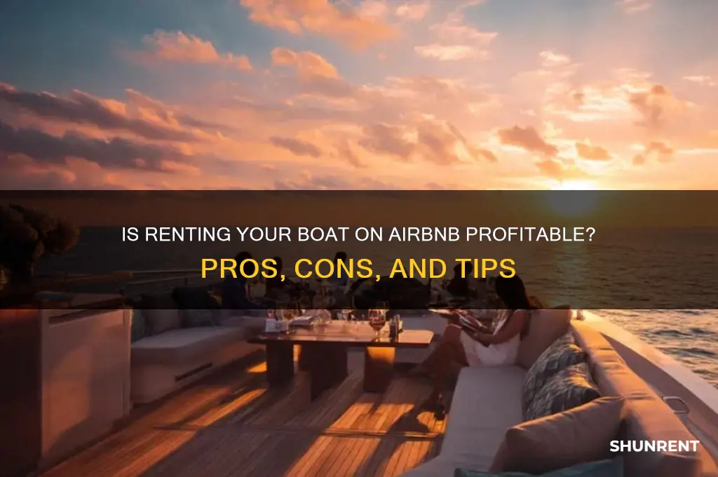 is renting out your boat on airbnb worth it
