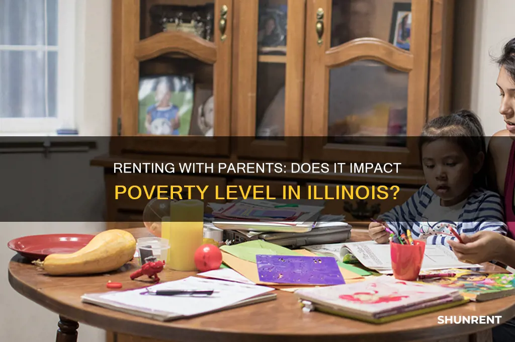 is renting with parents included in poverty level in il