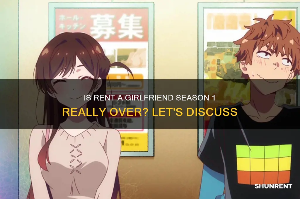 is season 1 of rent a girlfriend over
