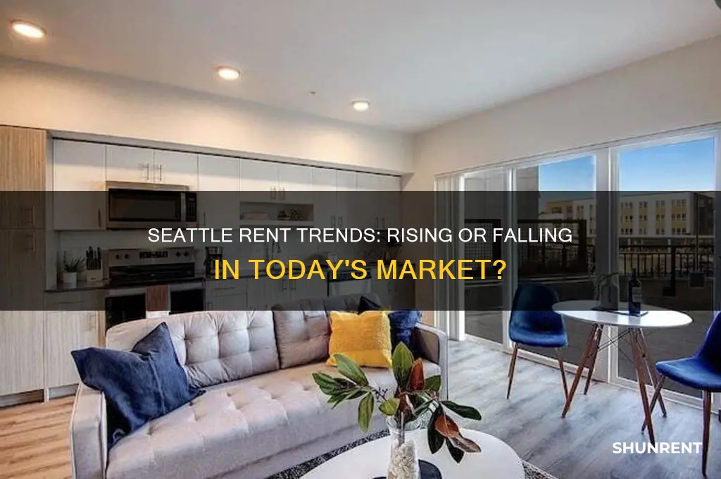 is seattle rent going up or down